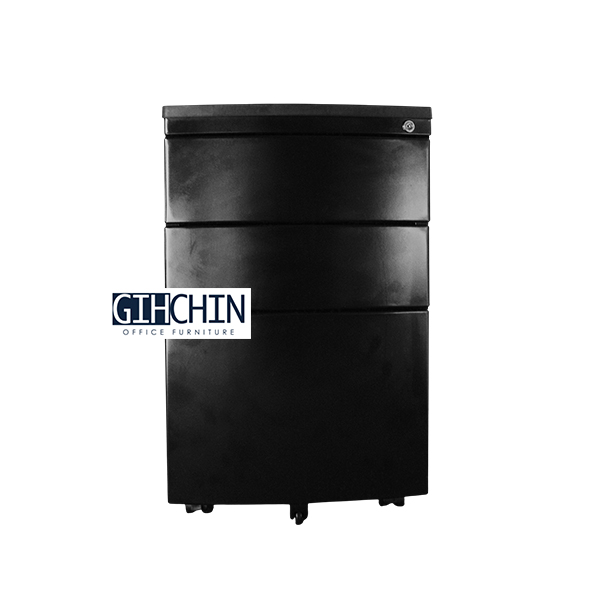 OA-E01 弧形三層活動櫃 1