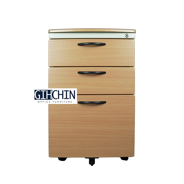 OA-H03 鋼木三層活動櫃 1