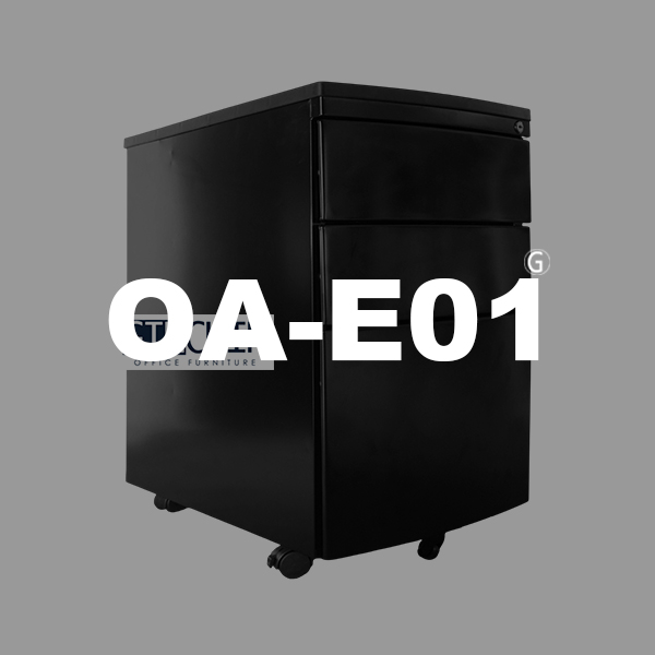 OA-E01 弧形三層活動櫃