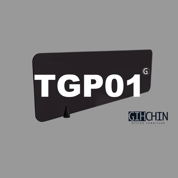 TGP01 黑色玻璃桌屏